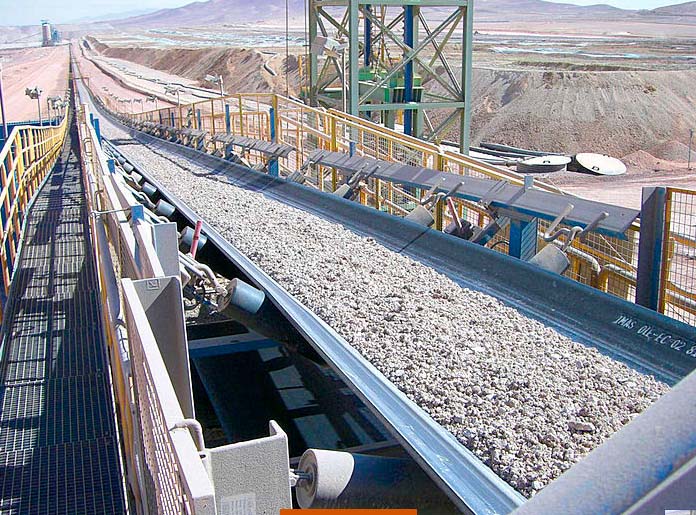 內蒙古皮帶輸送機輸送砂石